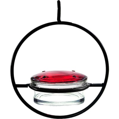 Mooie Ronde Hangende Kolibrie Voederbak Buiten Hangende Kolibrie Voederbak 3 stuks black