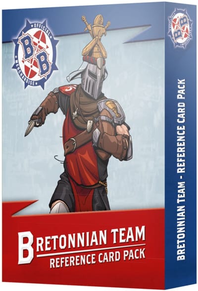 Bretonnian Blood Bowl Team card pack (Warhammer nieuw)