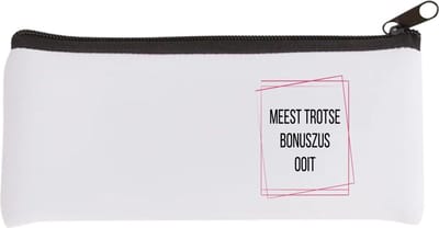 Akyol - meest trotse bonuszus ooit Etui - Zus - trotse bonuszus - verjaardagscadeau - verjaardag - cadeau - cadeautje voor zus - zus artikelen - kado - geschenk - gift - 20 bij 9 cm