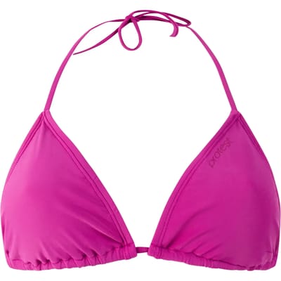 Protest MIXAlus - Triangel bikini top Dames - Koordsluiting - Uitneembare vulling - Normale pasvorm - Zwart