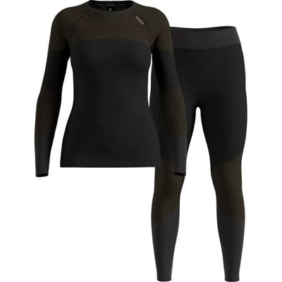 Set van top en legging voor dames Odlo Fundamentals Performance Warm