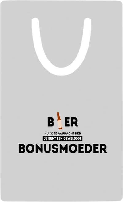 Hacebo® - bier, nu ik je aandacht heb je bent een geweldige bonusmoeder metalen boekenlegger - de beste bonusmoeder - Moeder cadeautjes - moederdag - verjaardagscadeau - verjaardag - cadeau Bladwijzer boekenleggers - 7.6 cm x 5cm