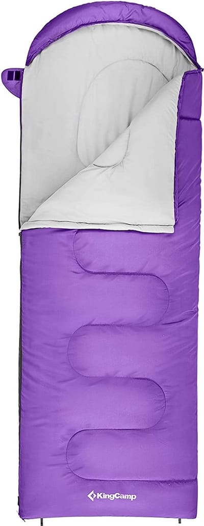 Katoenen oversized dekenslaapzak, slaapzak, slaapzak, comfort voor kamperen, wandelen, outdoor, (190 + 30) × 80 cm, comfort: 6 °C