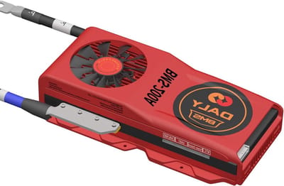 Batterij Beschermingsbord - BMS Board Lithium Bescherming - Batterij Beheer - Met Bluetooth Controle - 24 Volt 200A - Zwart