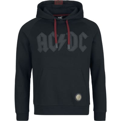 AC/DC Trui met capuchon - EMP Signature Collection - M tot 3XL - voor Mannen - zwart