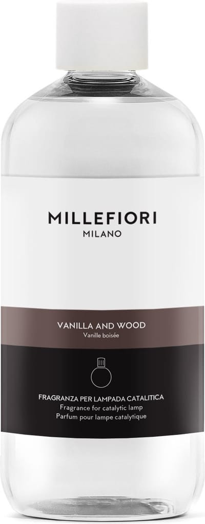 Millefiori Katalytische Geurlamp - Navulling voor Geurbrander 500 ml Vanilla & Wood