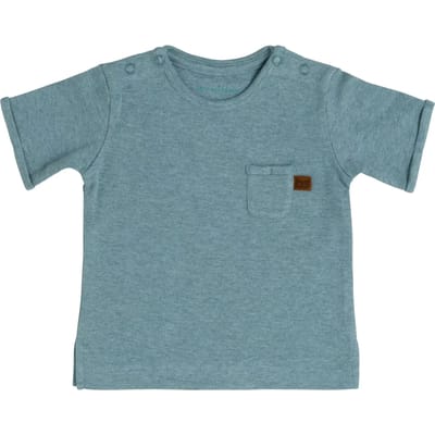 Baby's Only T-shirt Melange - Stonegreen - 50 - 100% ecologisch katoen - GOTS