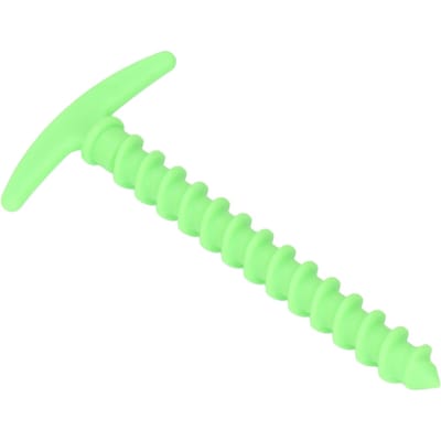 10 Pièces Sardines de Tente Plastique 5.7in Forme T Ancrages de Sol Spirales Piquets pour Bâches Auvent Camping green