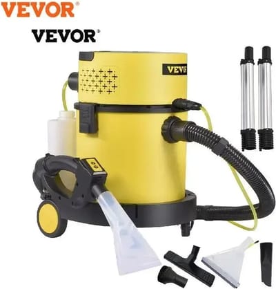 Nat- en droogstofzuiger - 4-in-1 Alleszuiger - 1200 W - Hoogwaardig PP-materiaal - Met afstandsbediening - Set van 5 borstels - Voor huis en tuin