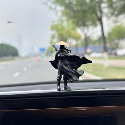 Auto Dashboard Ornament Figuur Sculptuur Waterdicht Makkelijk Schoon te Maken Poppenhuis Standbeeld Kantoorbureau Decoratie black