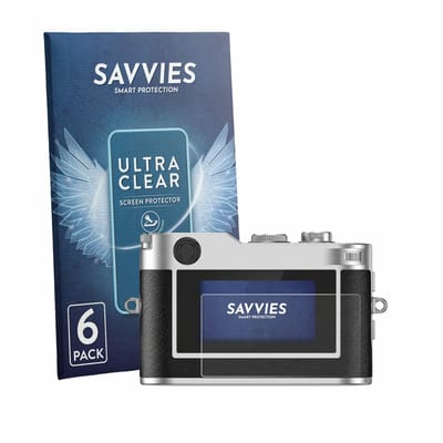 Savvies - Screenprotector voor Rollei Mini Digital Camera - Folie Beschermfolie transparant 6 Stuks