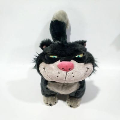 Cartoon Anime Assepoester Lucifer Slechte Kat 33cm Pluche Speelgoed Gevuld Anime Poppetje Met Borduurlabel Verjaardagscadeau voor Kinderen