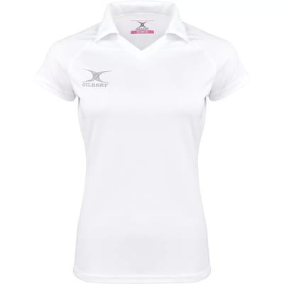 Gilbert Netball Eclipse Shirt Girls - 5 - 6 Yrs - Wit
