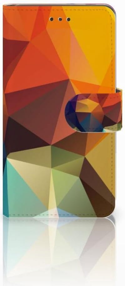 Nokia 7 Book Case Polygon Color