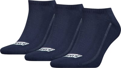 Levi's - 6-Pack - Sneakersokken - Gerecycled Katoen - Heren / Dames - marine - 35-38 - 701224672