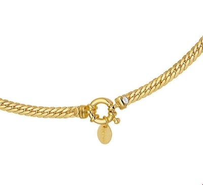 The Jewelry Collection Ketting 4,4 mm 45 cm - Verguld