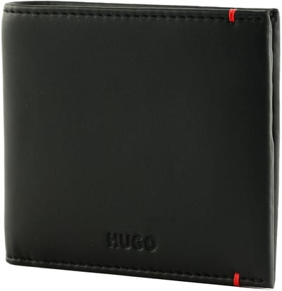 HUGO Kaarthoes Oscaar 8CC Wallet Black Zwart