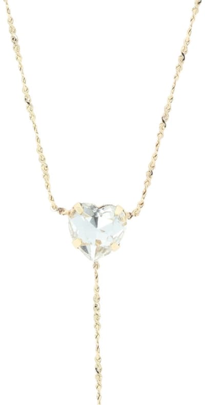 OTAZU Golden Ankle Chain With Crystals Crystal Taglia: OS | Braccialetti Outlet | Donna | Bianco