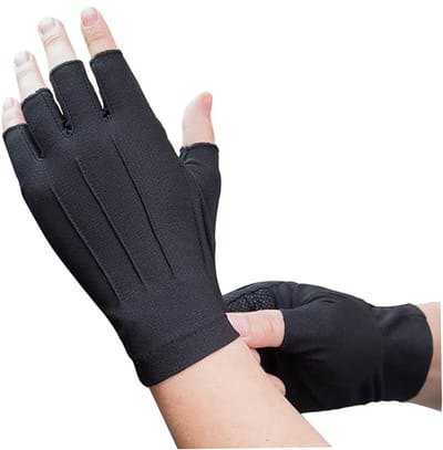Dailygoods- Rijhandschoenen Halve Vingers - Touchscreen Handschoenen - Zomer - Antislip - Ademend Katoen - UV-Bescherming - Comfortabele Pasvorm - Fietshandschoenen