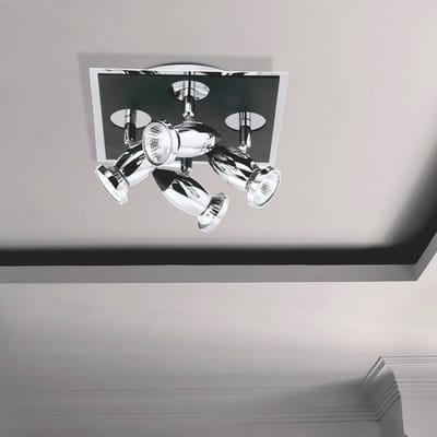Searchlight Verstelbare plafondspot LATISA, 4-lichts