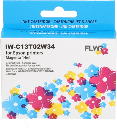 FLWR - Inktcartridge / 502XL / Magenta - Geschikt voor Epson