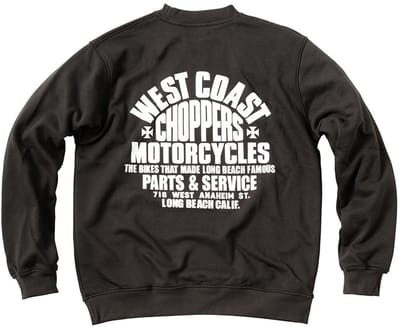 WCC West Coast Choppers Trui / Sweatshirt Parts Sweatshirt WCCSW006ZW