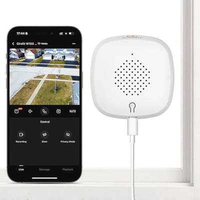 Venstercamera 3 MP 2K WiFi met ChromaMax Nachtzicht voor Huisbeveiliging
