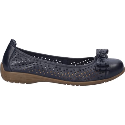 JOSEF SEIBEL Dames Ballerina Fenja 24 in blauw