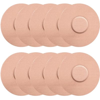 10/20/50/100 Stuks Freestyle Libre Pleisters Sport Sensor Stickers Ademend Waterdicht Plakpleisters Overpleister Tape Voor Klimmen Hoge Kwaliteit beige