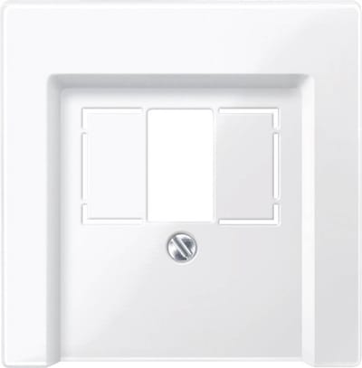 Merten 296019 TAE-contactdoos Afdekking System M, 1-M, M-Smart, M-Plan, M-Creativ Polar-wit (glanzend)