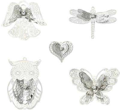 Dailygoods- Charms 10 Stuks - Vergulde Messing Hangers - Pave Cubic Zirconia - Dierlijke Bedels - Sieraden Maken - DIY Accessoires