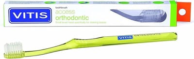 Orthodontische tandenborstel met compacte kop