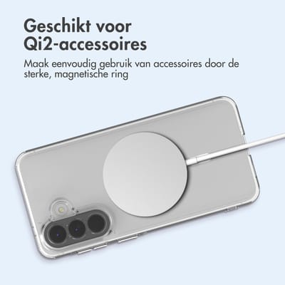 imoshion Hoesje - Geschikt voor Samsung Galaxy A57 (5G) - Protective Backcover met Magnetische Ring - Transparant