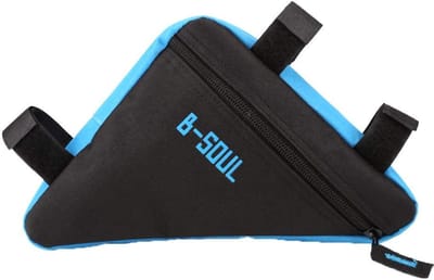 Dailygoods- Fietstas Driehoekig Duurzaam - Fietstas Frame - Fietstas voor Mountainbikes/Racefietsen - Klittenbandsluitingen - Grote Capaciteit - Oxford-stof - Frametas