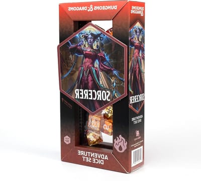 RPG Dobbelstenen Set - Veelvlaks Dobbelstenen - Tafelspel Avonturen - 2024 Klasse Iconen - 16 Delig - Oranje