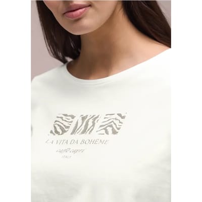 Dames-T-shirt Street One LTD QR Basic