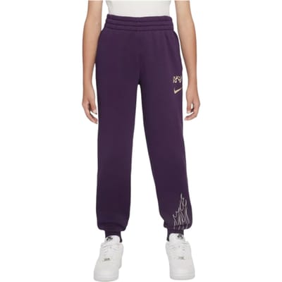 Nike kylian mbappã© club fleece joggingbroek in de kleur paars.