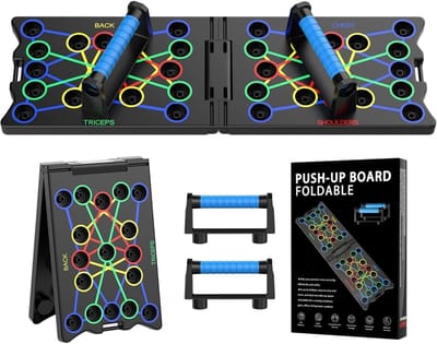 Multifunctionele Push Up Board - 24-in-1 Vouwbare Fitness Apparatuur voor Thuis, Effectieve Spiertraining voor Mannen en Vrouwen