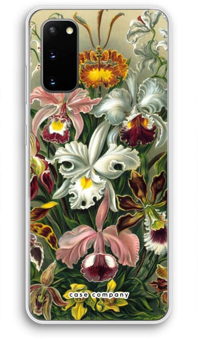 Case Company® - Hoesje geschikt voor Samsung Galaxy S20 hoesje - Haeckel Orchidae - Soft Cover Telefoonhoesje - Bescherming aan alle Kanten en Schermrand