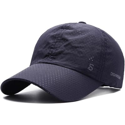 Sneldrogende & Ademende Heren Zonnehoed voor Buiten Zomer Vissen - Baseballpet Stijl gray
