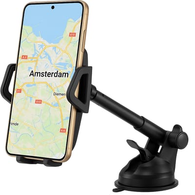 Telefoonhouders Auto met Stevige Zuignap - Voor Raam of Dashboard - Auto Houder - Universeel - GSM Houder