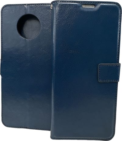 Portemonnee Book Case Hoesje Geschikt voor: Nokia G50 -  donker blauw