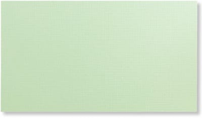 20 Vierkante Kaarten - 27x13,5cm - Lichtgroen - Kaartenpapier / Cardstock - 240 grams - Linnen karton -