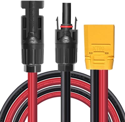 Zonne-energie XT90 Oplaadkabel - 1,5 Meter 10 AWG Solarpanel Verlengkabel