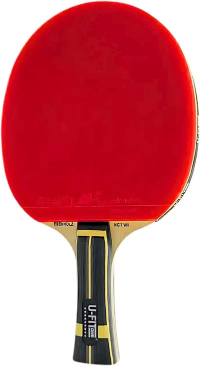 U Fit One Premium Tafeltennis Racket met Opbergtas - Ping Pong Racket - Tafeltennisbat - 9 Star