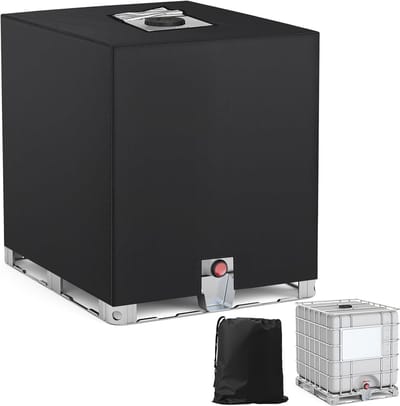 Beschermhoes voor 1000L IBC Tankafdekking - Waterdicht & UV-bestendig Containerzeil