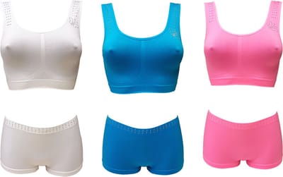 Sweet Angel lingeriesetje met strass-steentjes 3 stuks model G maat S/M