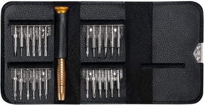 25-in-1 Precisieschroevendraaierset - DIY Mini Reparatieset voor Computers, Brillen en Mobiele Telefoons