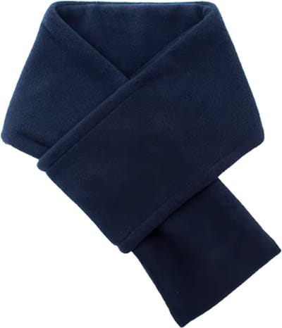 Jumada's - Houd je warm in stijl met onze duurzame donkerblauwe fleece wintersjaal - 100% gerecycled polyester