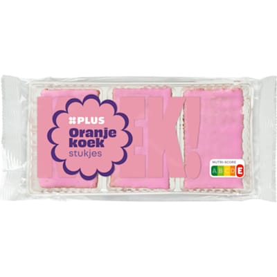 Oranjekoekstukjes